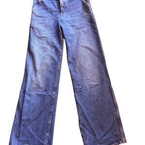 Express Blue Hise Rise, Stretch,Flare & Wide Leg Jeans